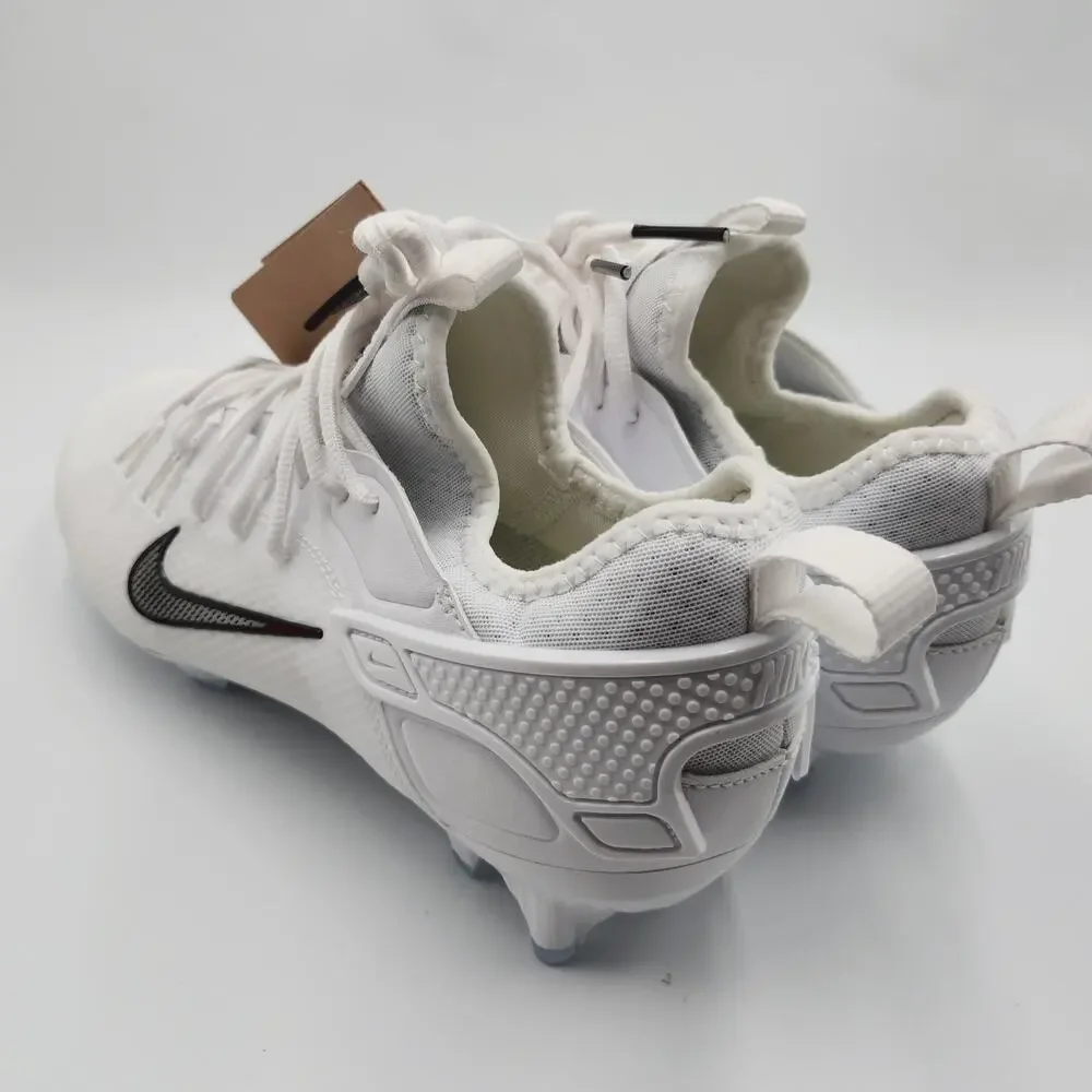 Mens Size 7 Nike Lacrosse Cleats Huarache 9 Elite Low Top LAX White FD0089-101